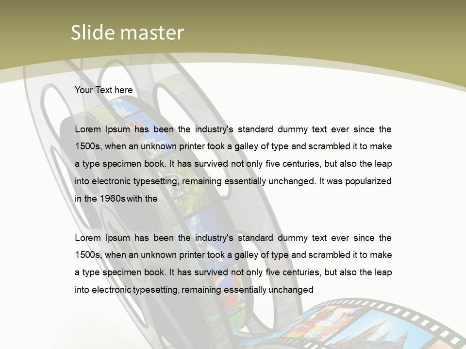 Stream Motion Download PowerPoint Template