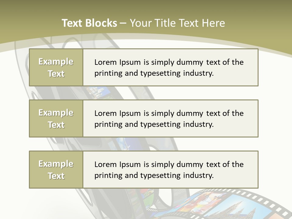 Stream Motion Download PowerPoint Template