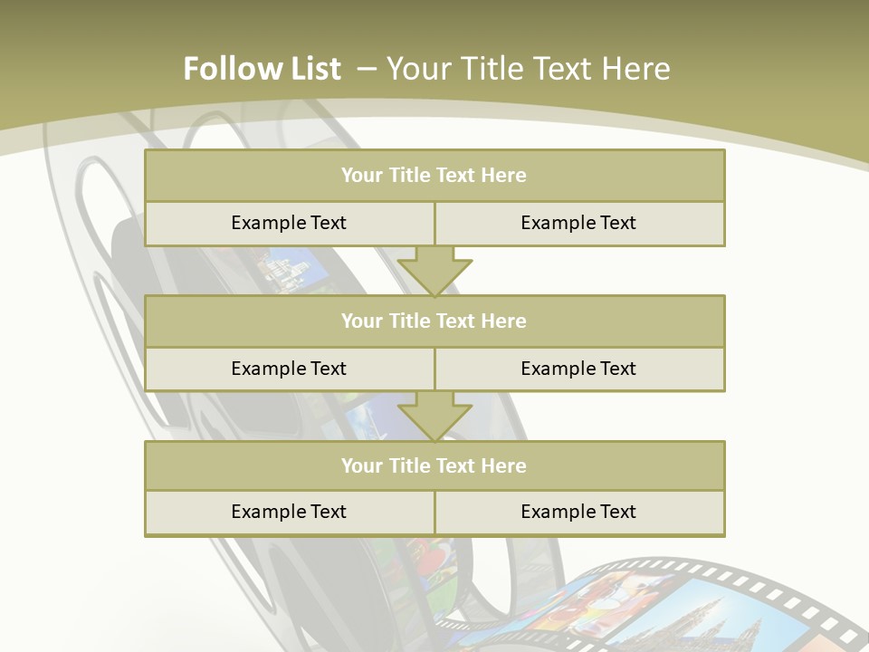 Stream Motion Download PowerPoint Template