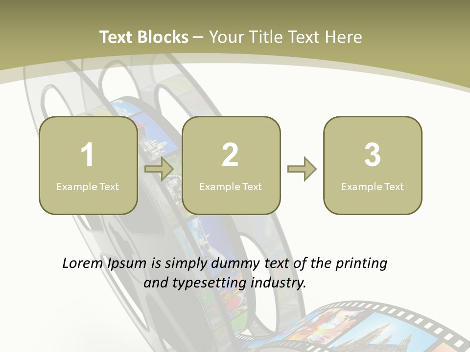 Stream Motion Download PowerPoint Template
