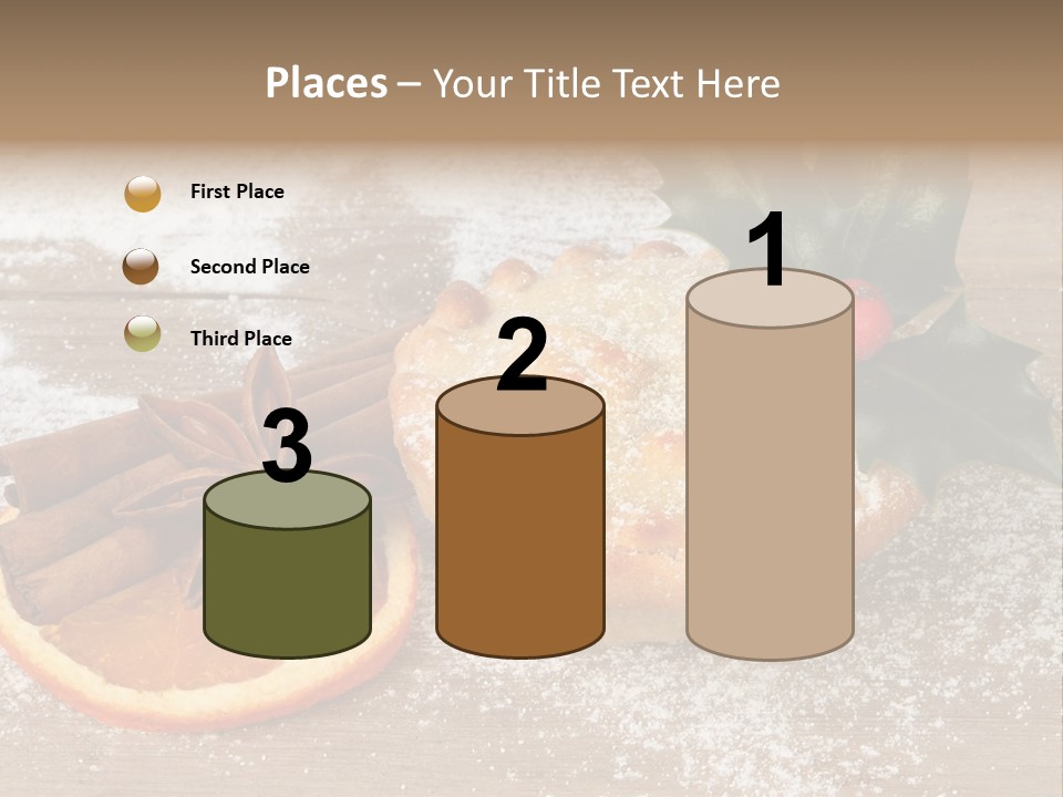 Snow Spice Berry PowerPoint Template