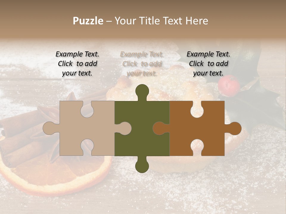 Snow Spice Berry PowerPoint Template