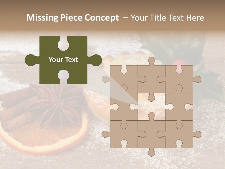 Snow Spice Berry PowerPoint Template