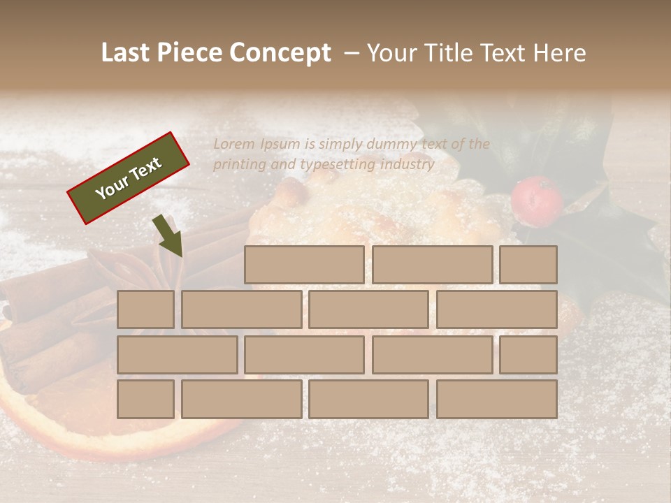 Snow Spice Berry PowerPoint Template