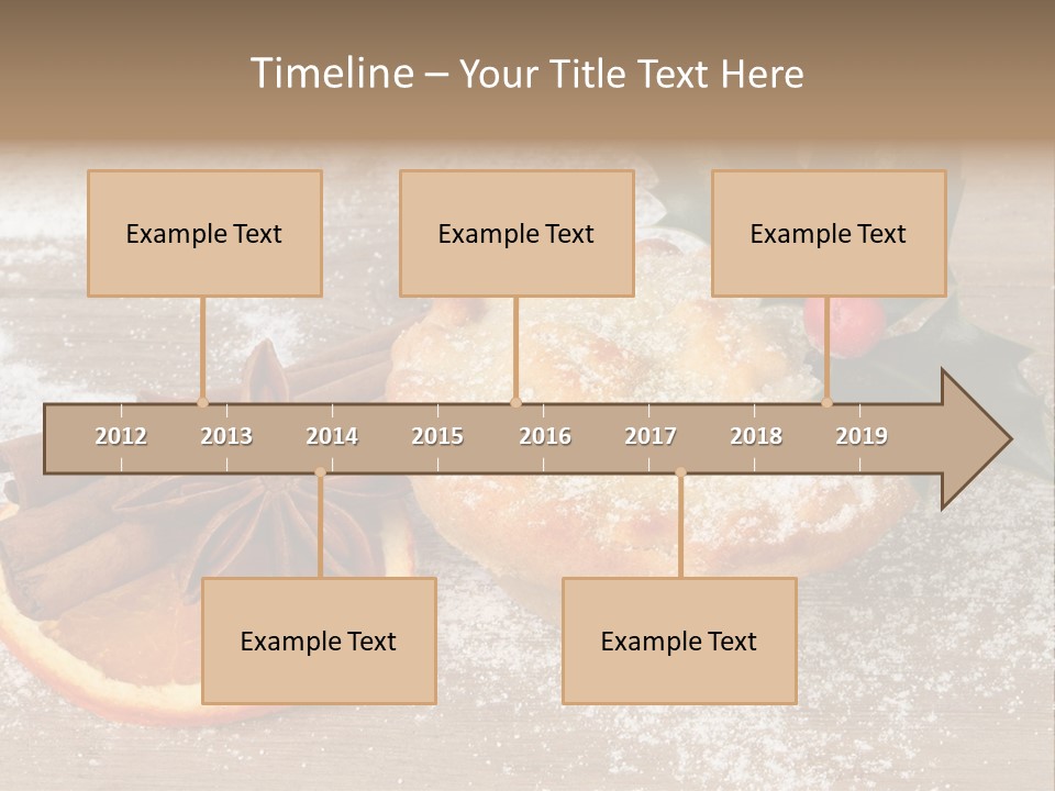 Snow Spice Berry PowerPoint Template
