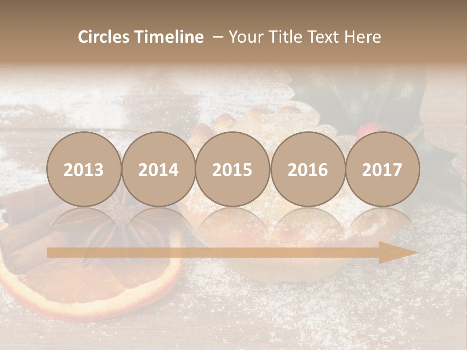 Snow Spice Berry PowerPoint Template