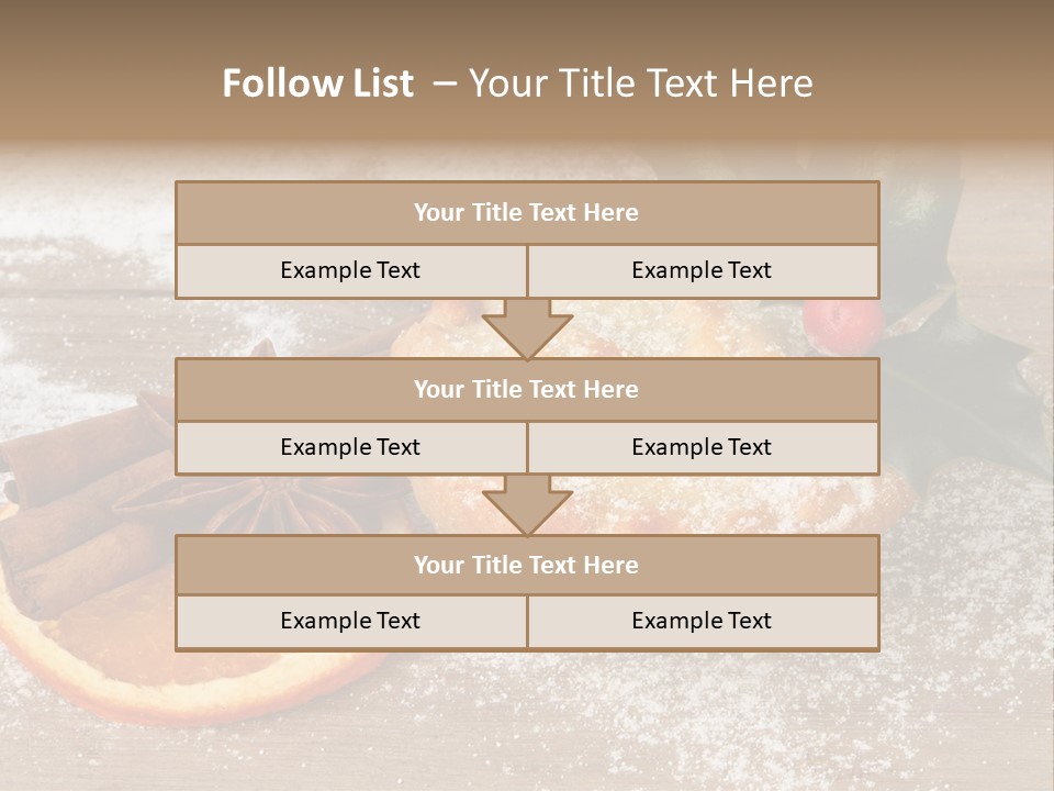 Snow Spice Berry PowerPoint Template