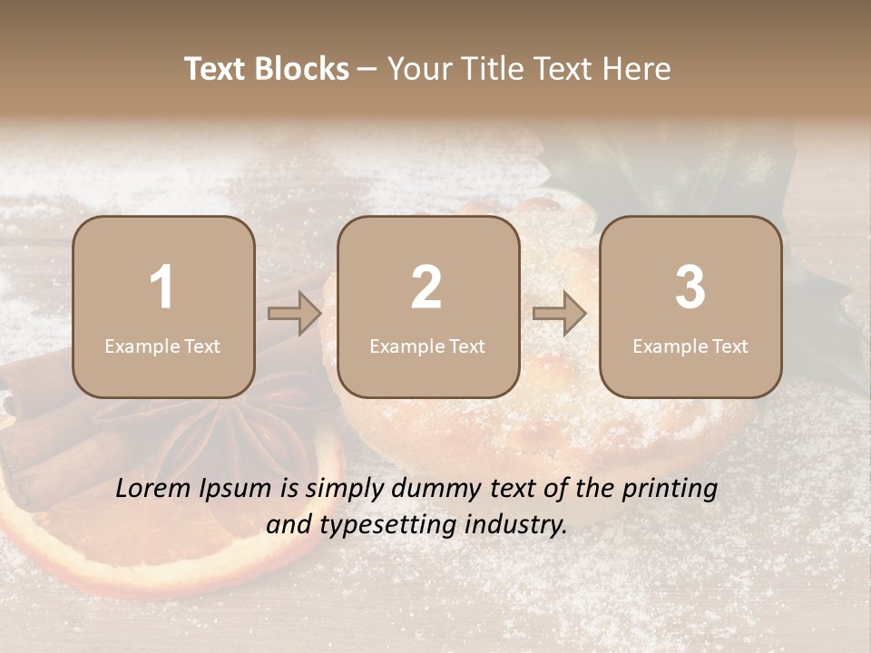 Snow Spice Berry PowerPoint Template