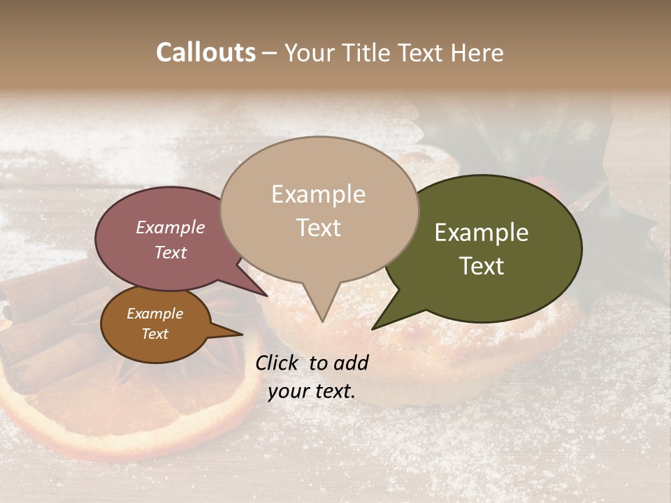 Snow Spice Berry PowerPoint Template