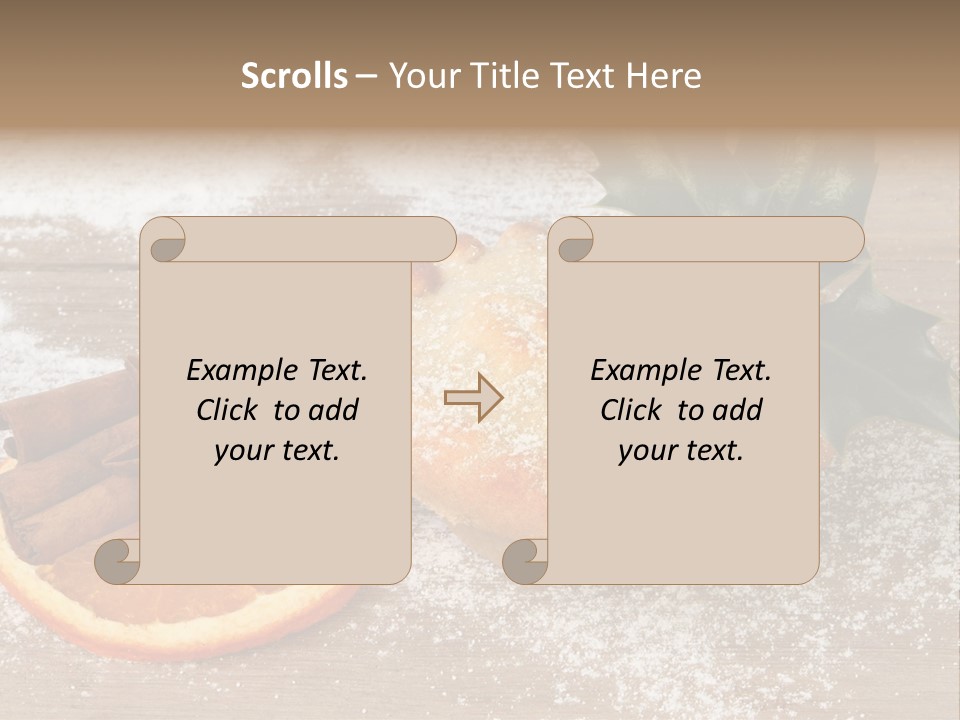 Snow Spice Berry PowerPoint Template