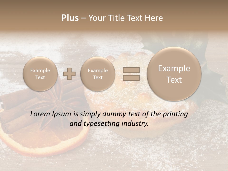 Snow Spice Berry PowerPoint Template