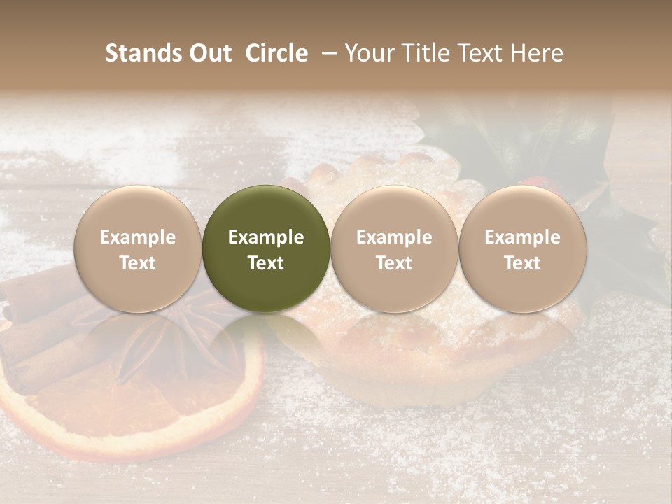 Snow Spice Berry PowerPoint Template