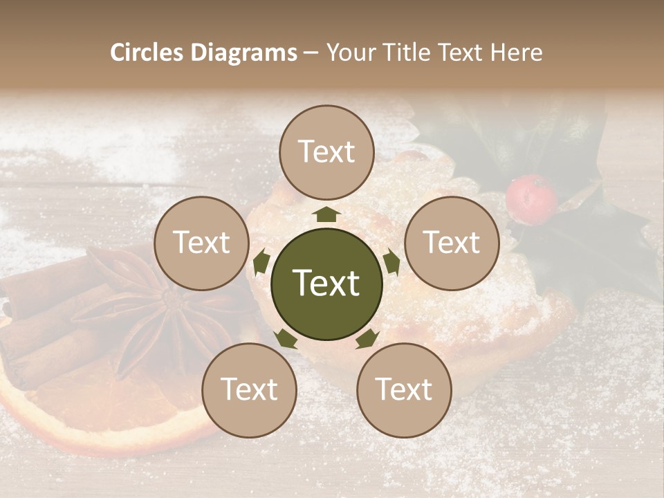 Snow Spice Berry PowerPoint Template