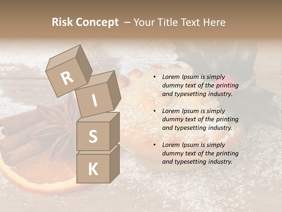 Snow Spice Berry PowerPoint Template