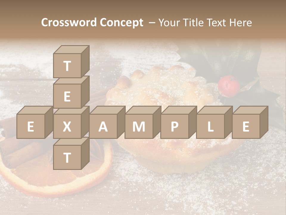 Snow Spice Berry PowerPoint Template