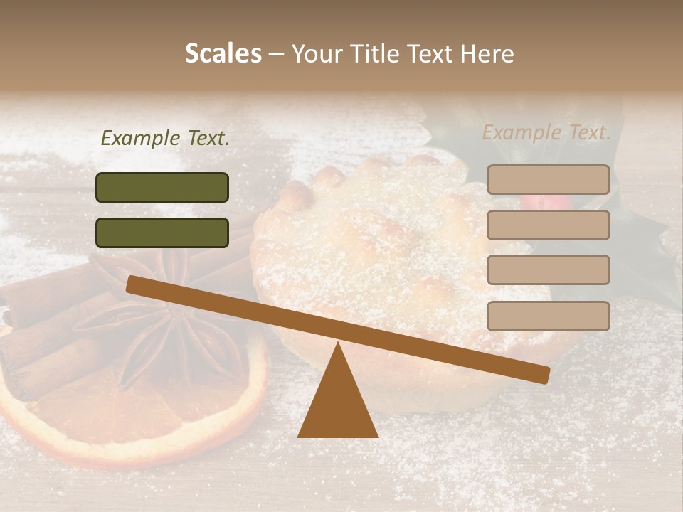 Snow Spice Berry PowerPoint Template