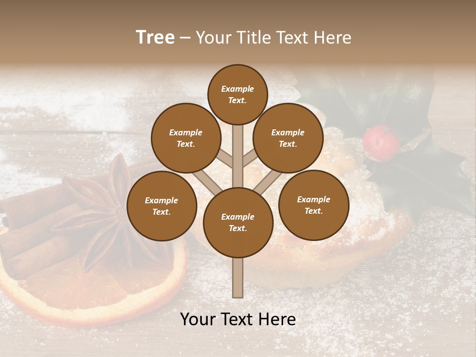 Snow Spice Berry PowerPoint Template