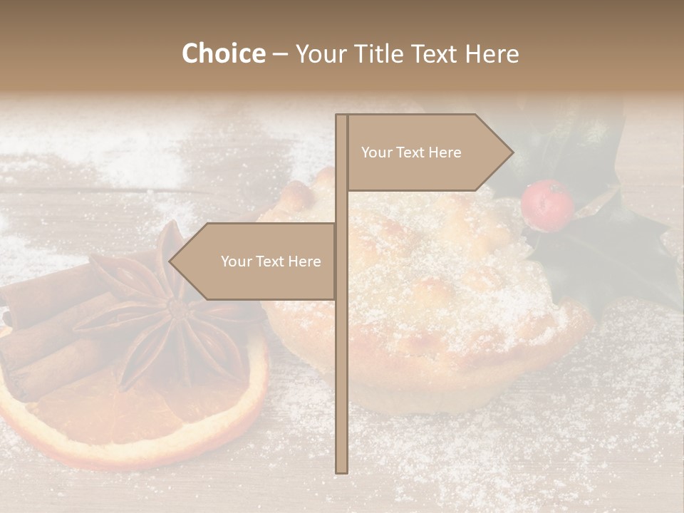 Snow Spice Berry PowerPoint Template