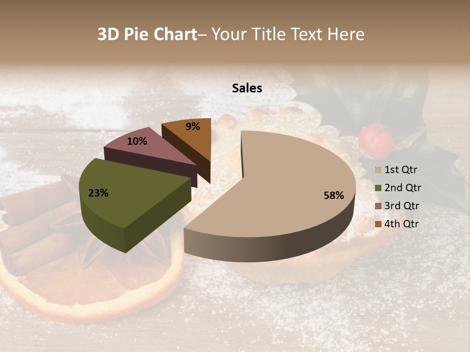 Snow Spice Berry PowerPoint Template