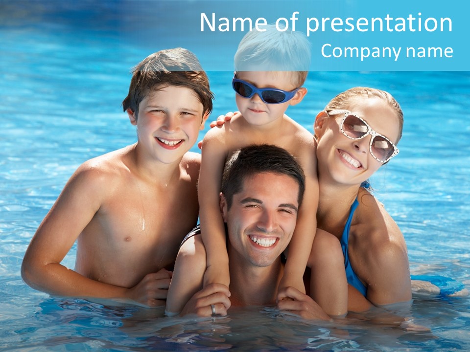 Family Happy Twenties PowerPoint Template
