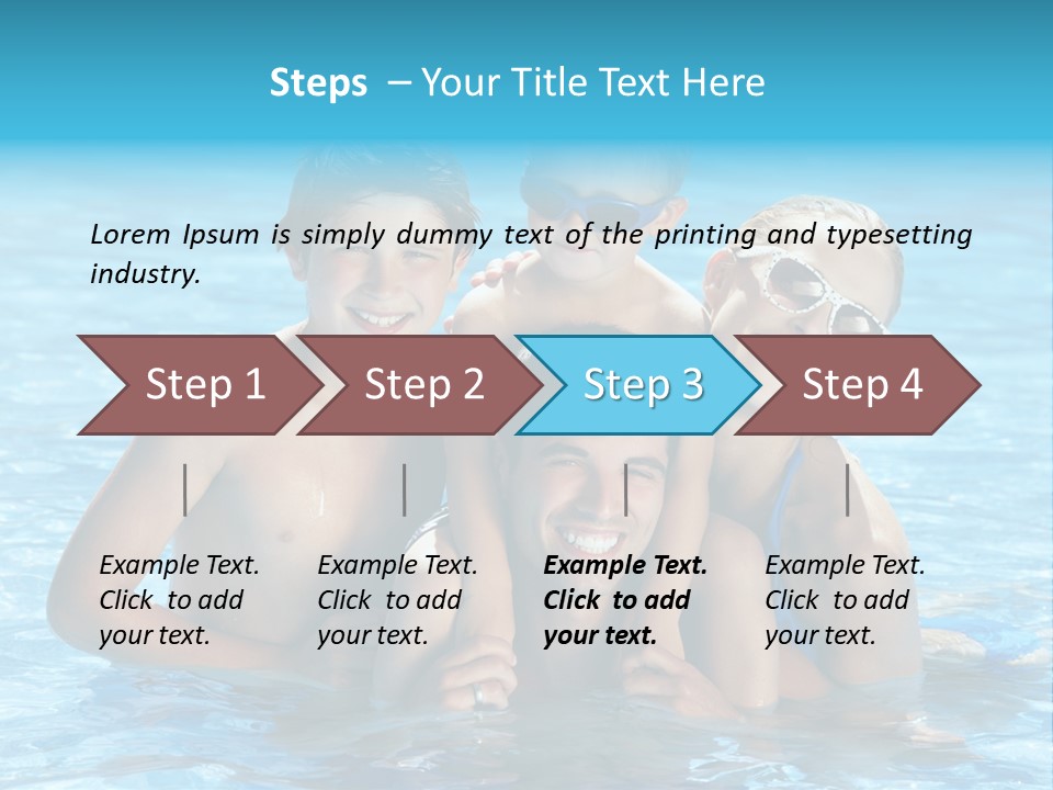 Family Happy Twenties PowerPoint Template