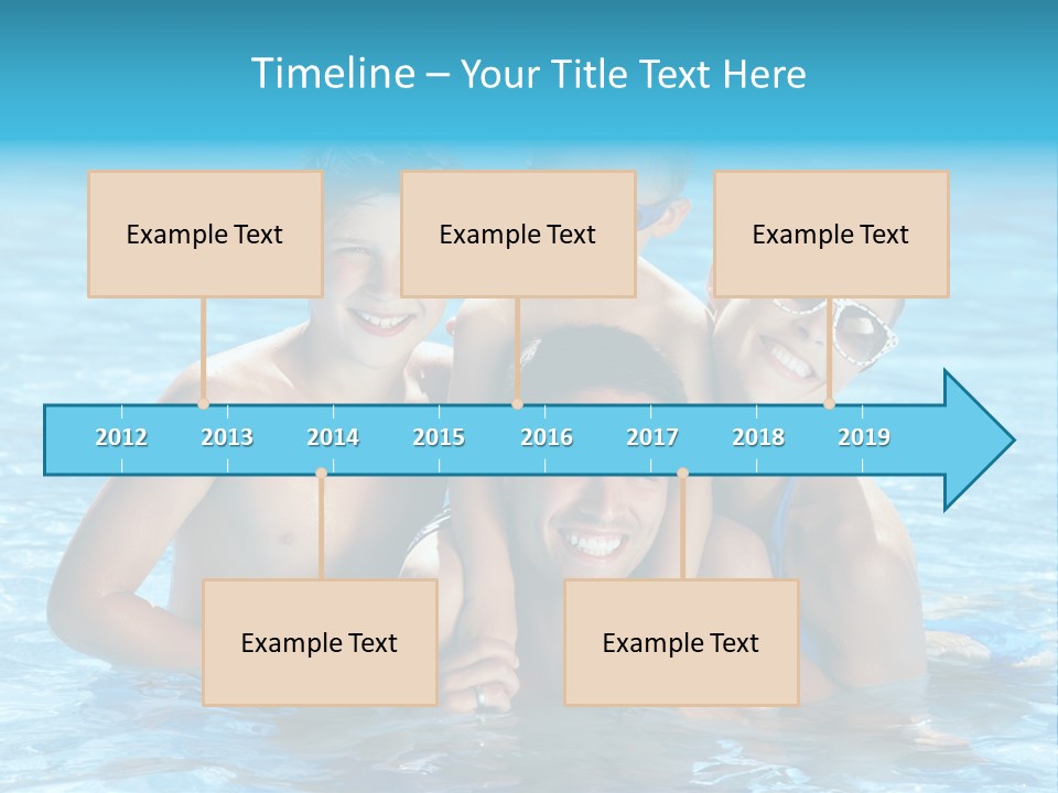 Family Happy Twenties PowerPoint Template