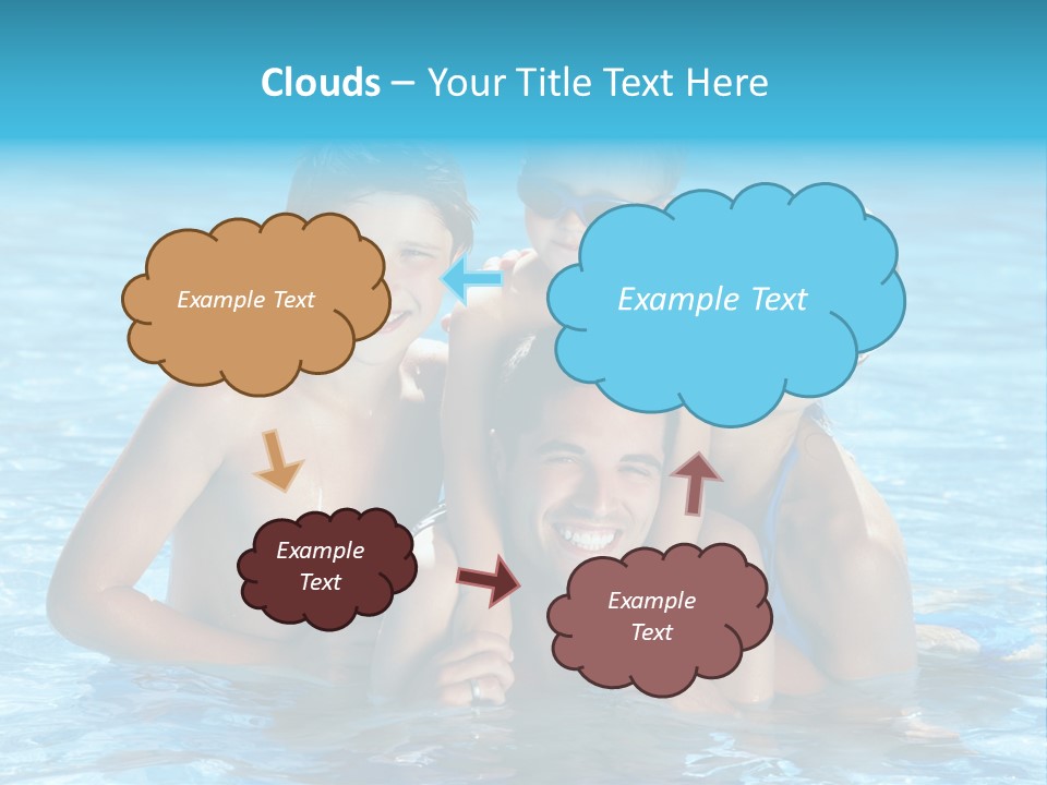 Family Happy Twenties PowerPoint Template