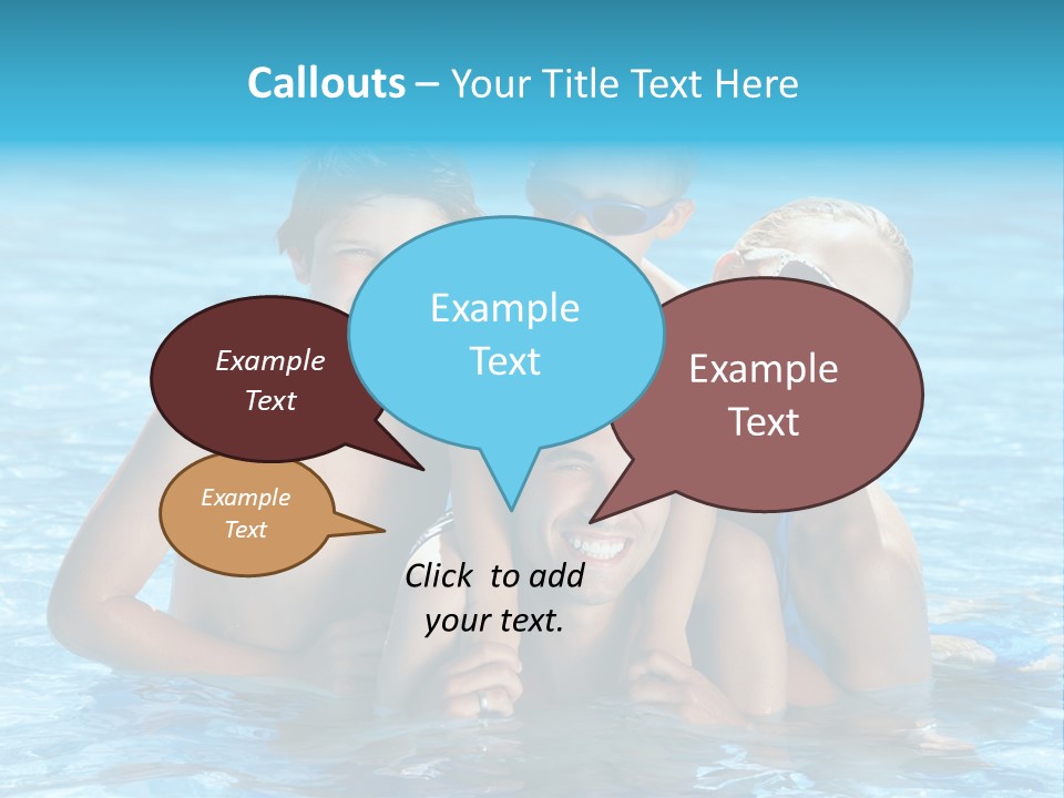 Family Happy Twenties PowerPoint Template