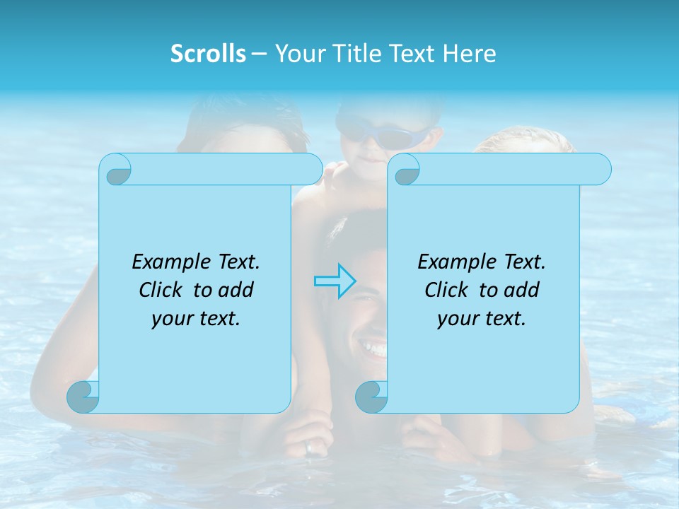 Family Happy Twenties PowerPoint Template