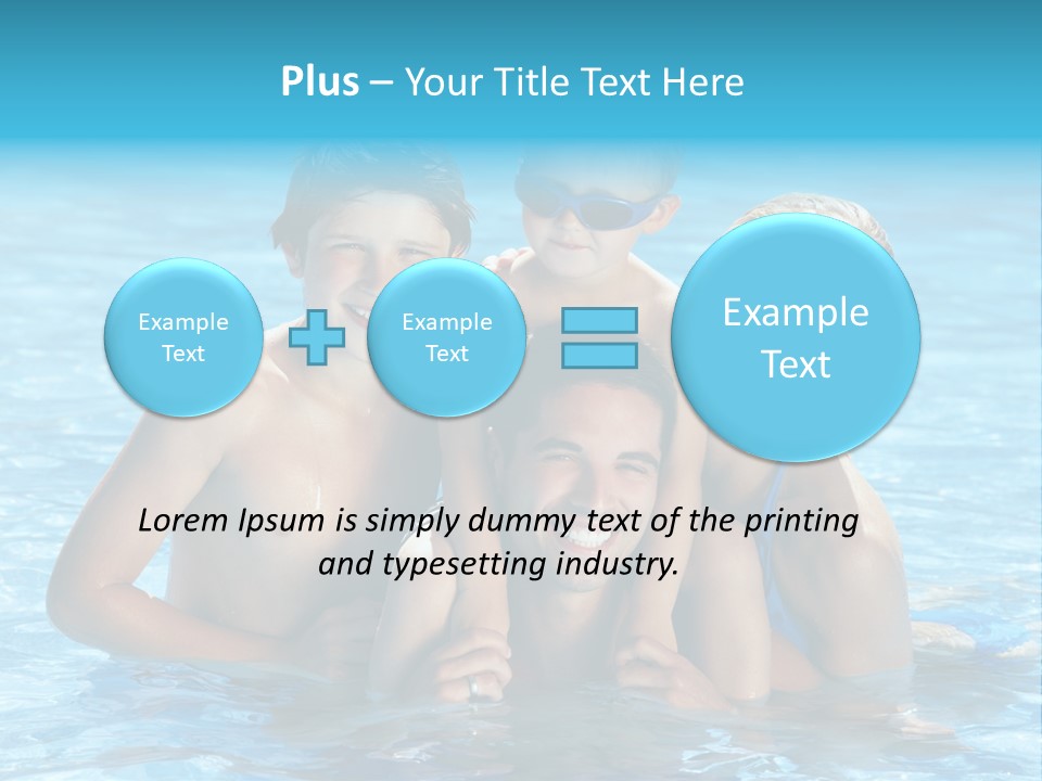 Family Happy Twenties PowerPoint Template