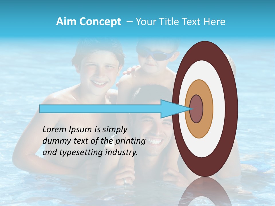 Family Happy Twenties PowerPoint Template