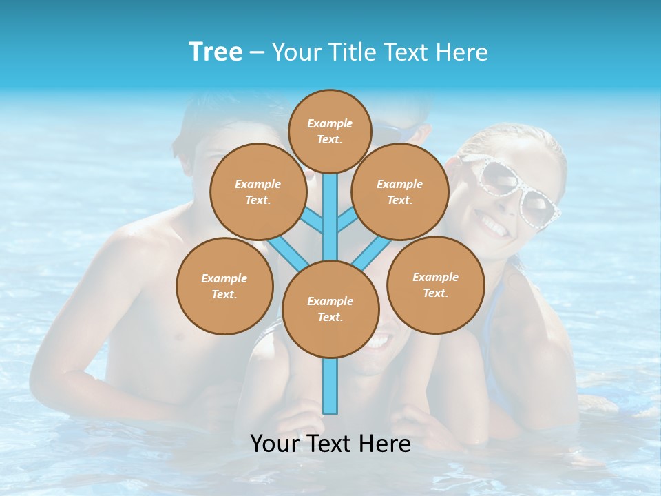 Family Happy Twenties PowerPoint Template