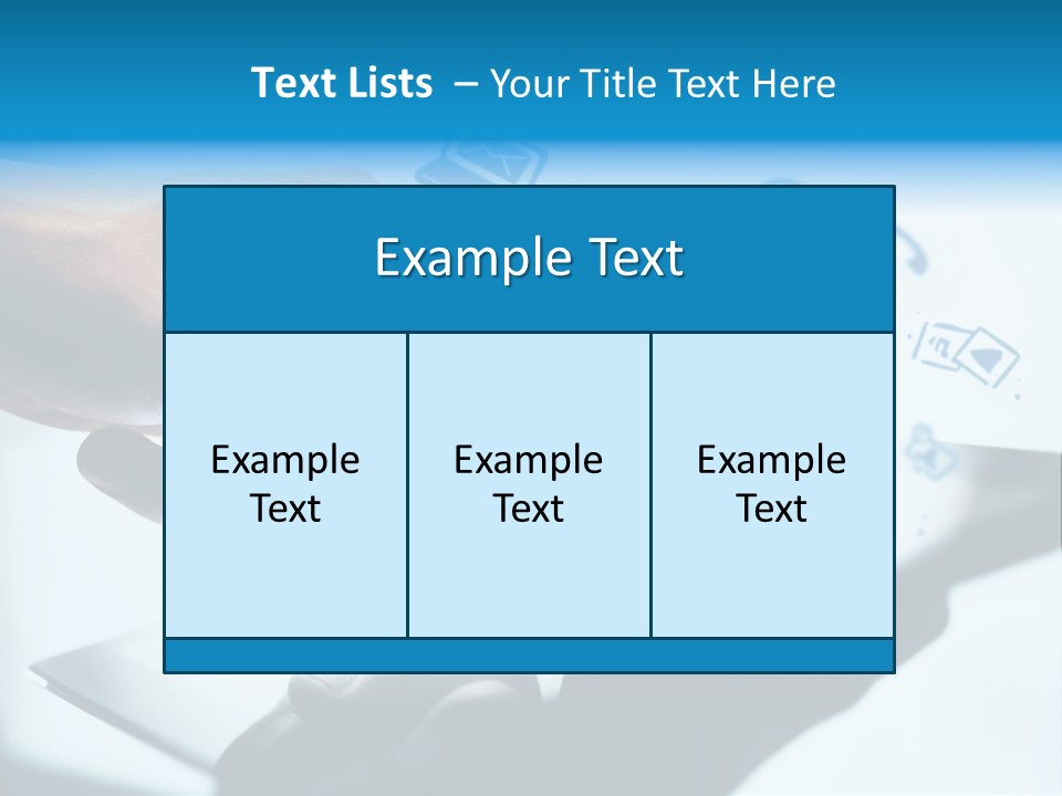 Showing Caucasian Social Media PowerPoint Template