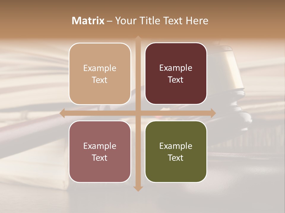 Judgement Paper Background PowerPoint Template