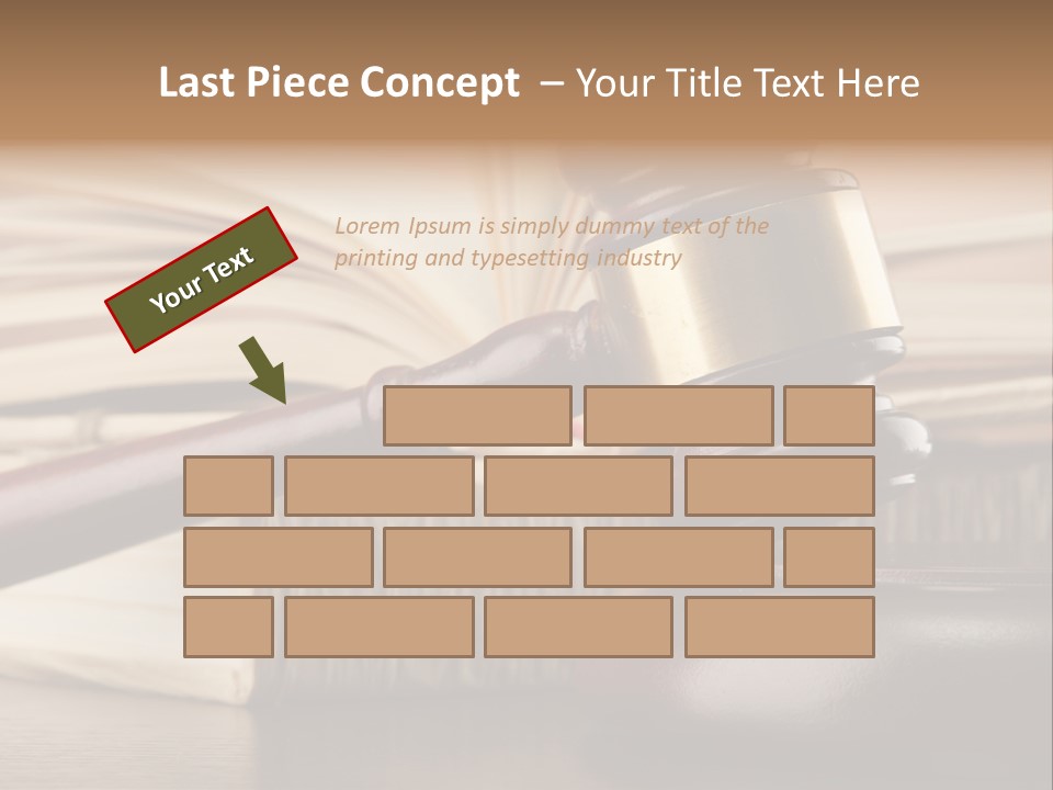 Judgement Paper Background PowerPoint Template