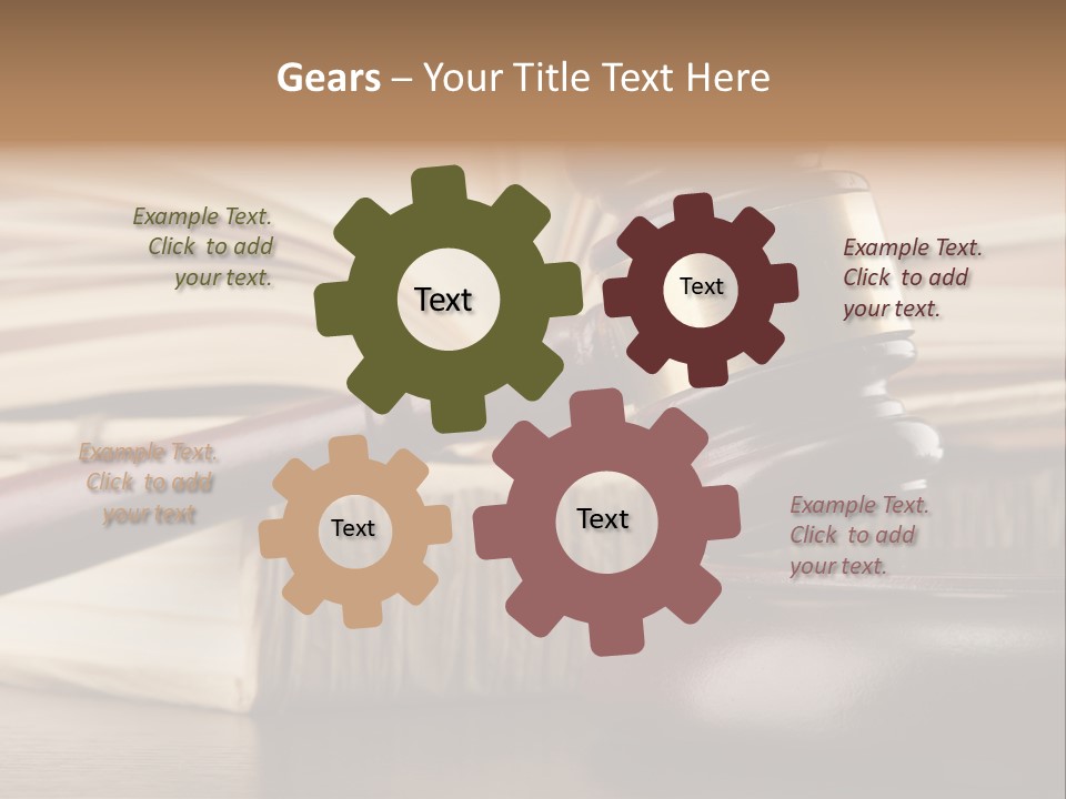 Judgement Paper Background PowerPoint Template