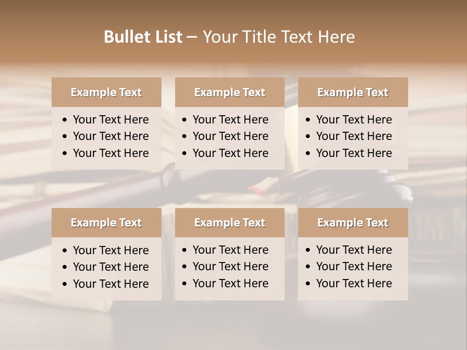 Judgement Paper Background PowerPoint Template