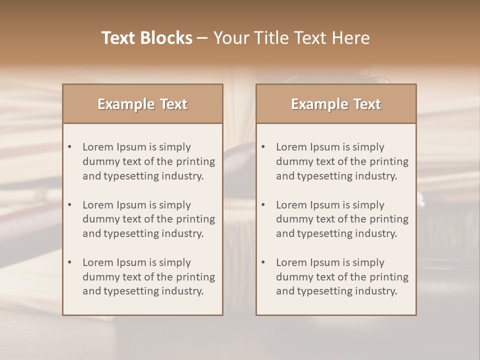 Judgement Paper Background PowerPoint Template