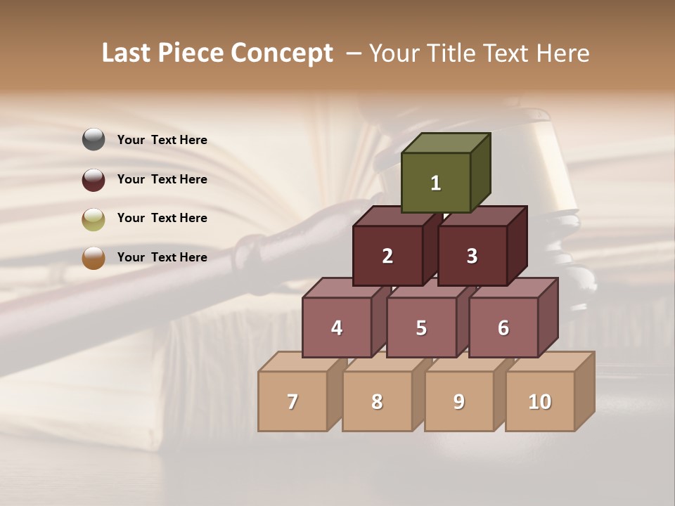 Judgement Paper Background PowerPoint Template