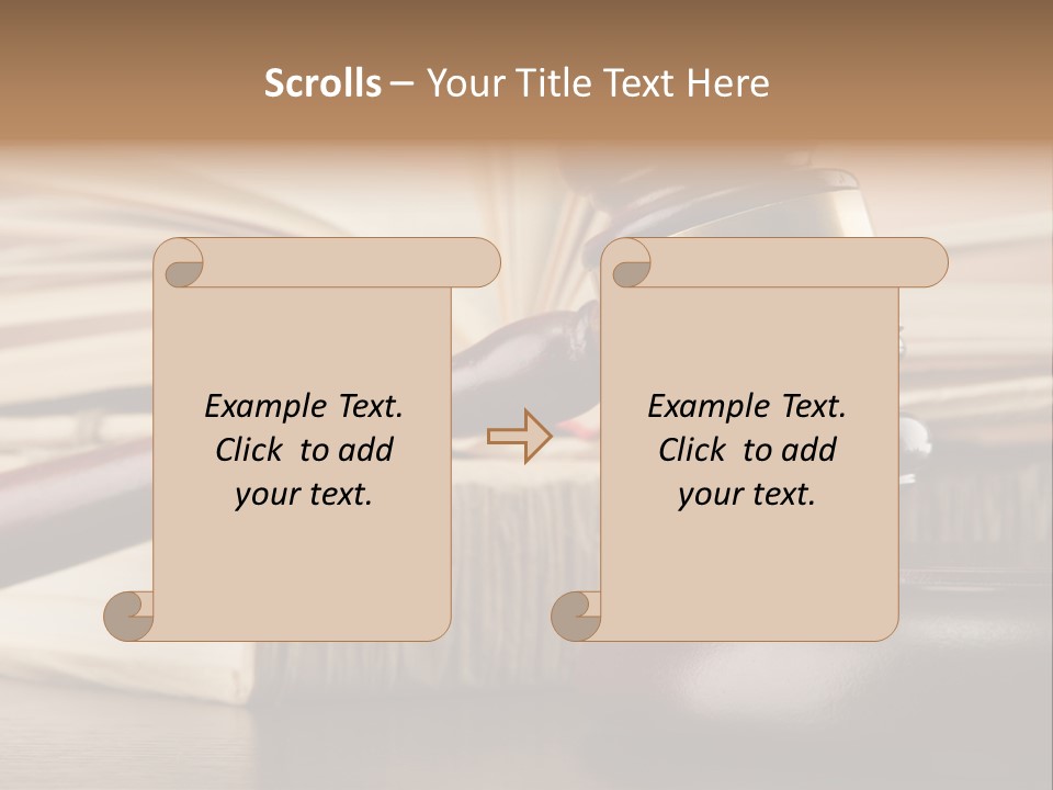 Judgement Paper Background PowerPoint Template