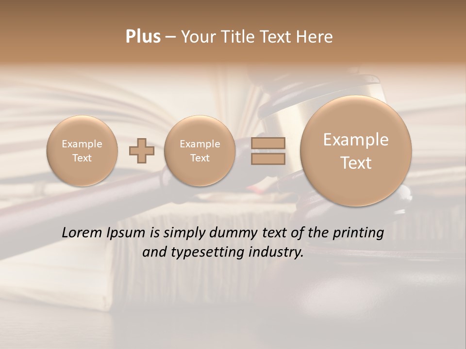 Judgement Paper Background PowerPoint Template