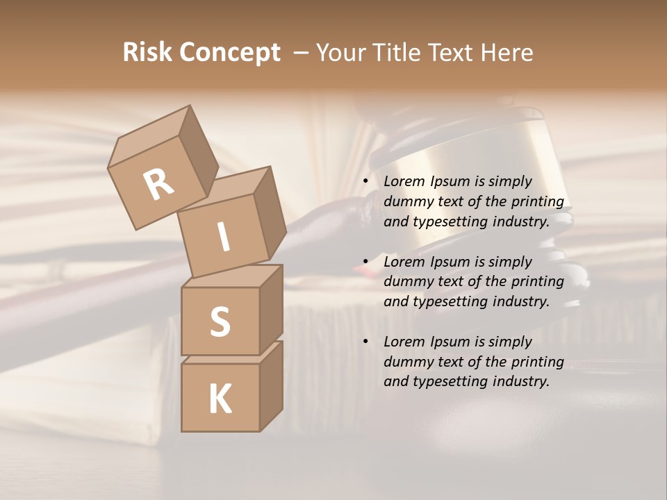 Judgement Paper Background PowerPoint Template