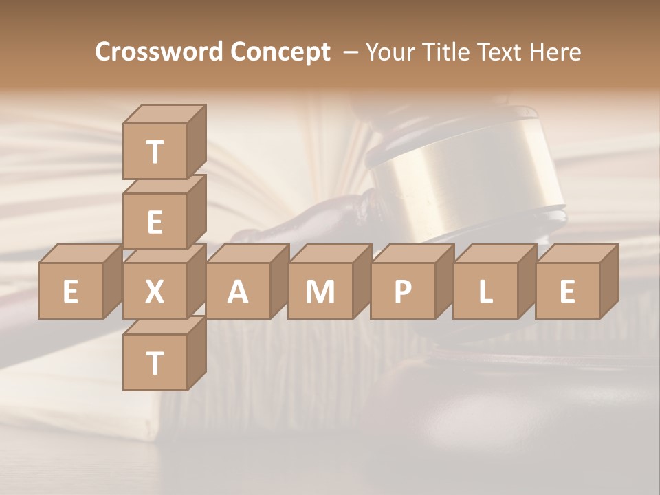 Judgement Paper Background PowerPoint Template