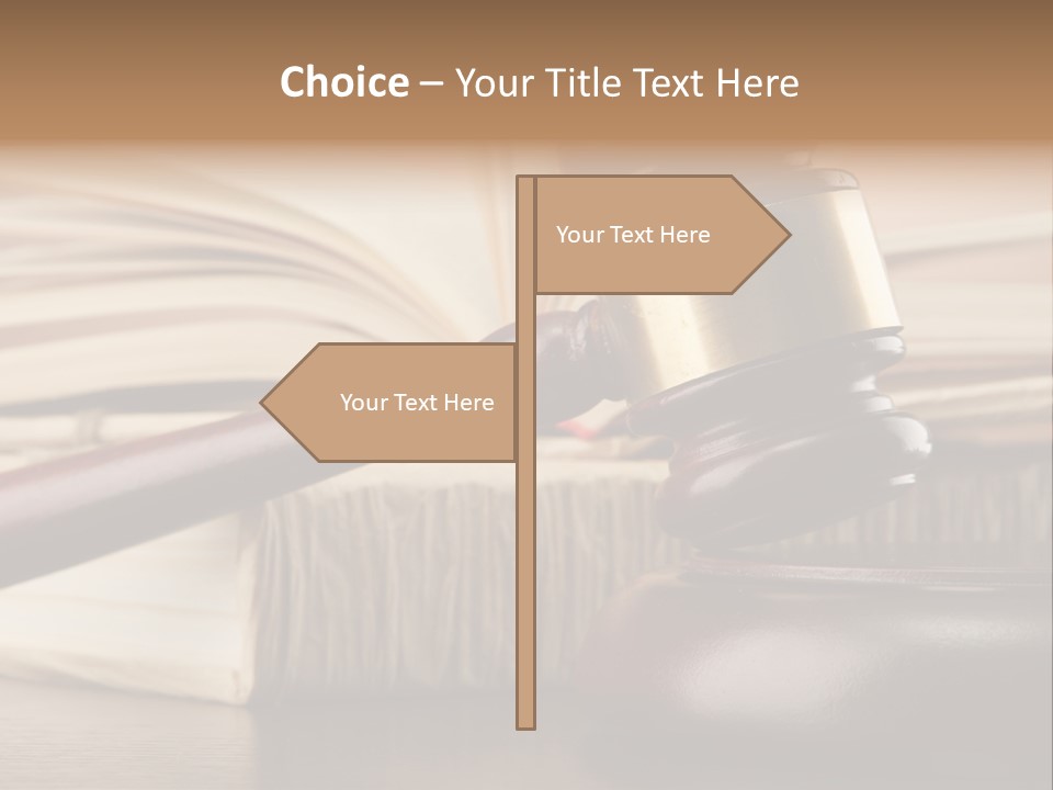 Judgement Paper Background PowerPoint Template