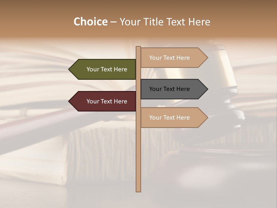 Judgement Paper Background PowerPoint Template