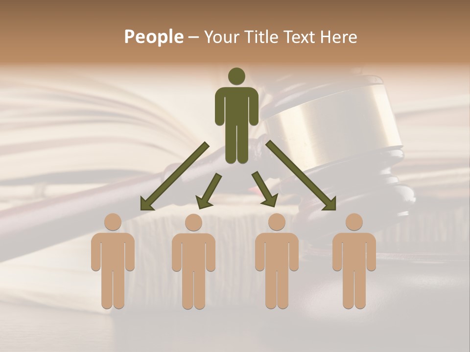 Judgement Paper Background PowerPoint Template