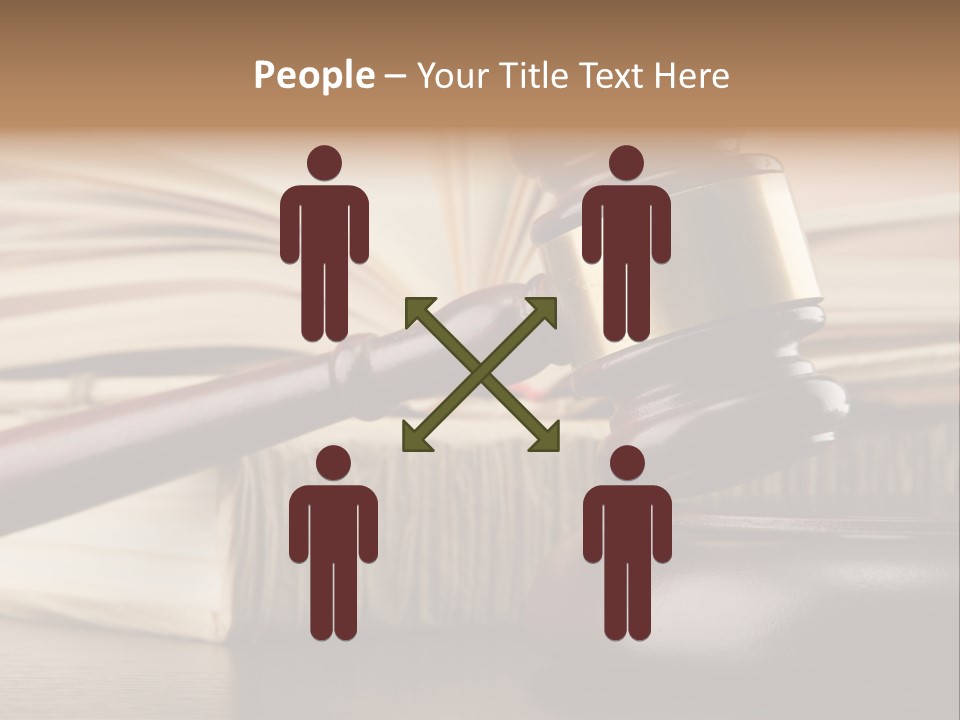 Judgement Paper Background PowerPoint Template