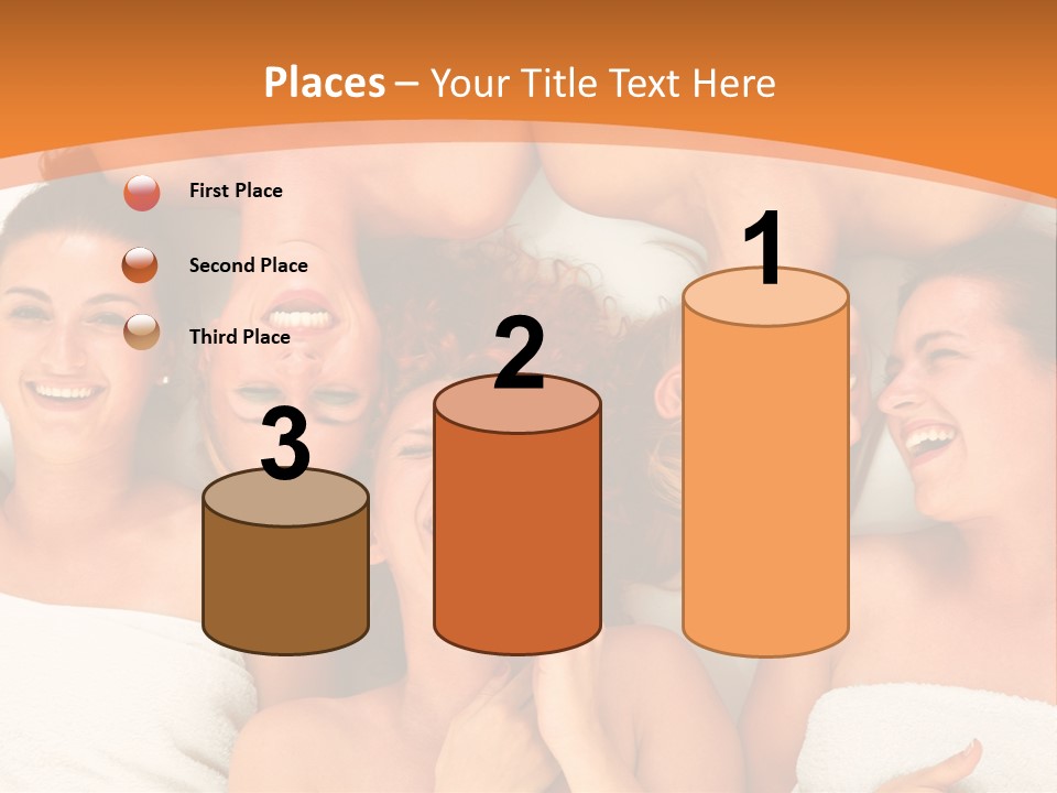 Beauty Sauna Laughing PowerPoint Template