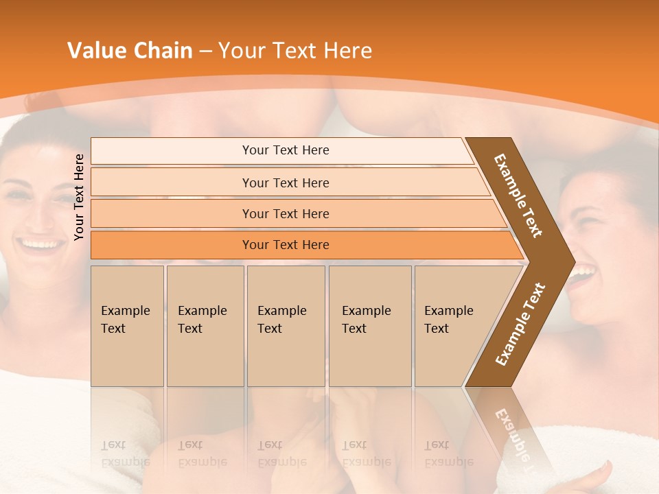 Beauty Sauna Laughing PowerPoint Template