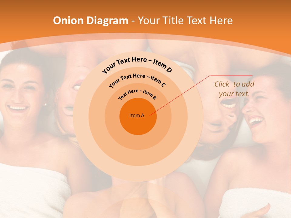 Beauty Sauna Laughing PowerPoint Template